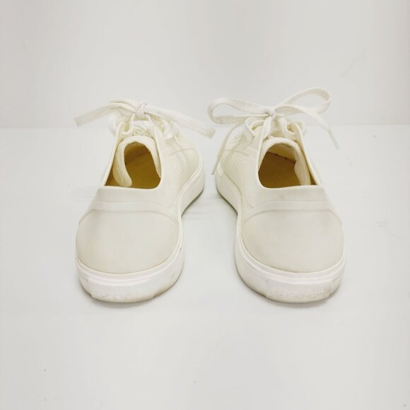 CROCS Citilane Roka Mens Size 8 M Ivory Lace Up Perforated Sneakers Shoes - Picture 14 of 14